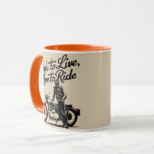 La vie à moto : L'esprit motard マグカップ (正面左)