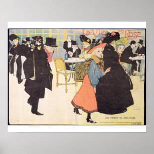 La Vie enバラのカバーイラストレーション(1903年) ポスター