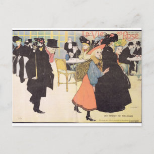 La Vie enバラのカバーイラストレーション（1903年） ポストカード