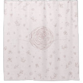 La Vie en Roseline シャワーカーテン (正面)