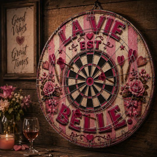 La Vie Est Belle French ダーツボード