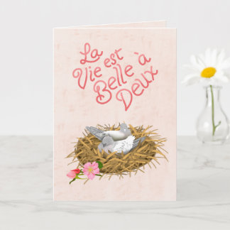 La Vie Est Belle Life Is Beautiful French Language カード