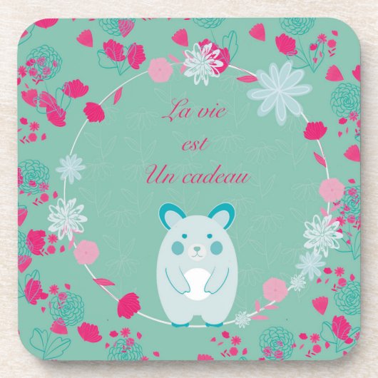 la vie est un cadeau コースター (正面)
