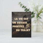 La vie est un voyage, profitez du trajet ポストカード (スタンド正面)