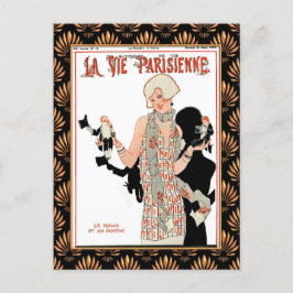 La Vie Parisienne 1920年代の雑誌の表紙 ポストカード