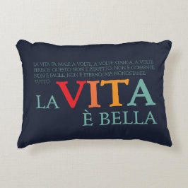 La vita è bella アクセントクッション