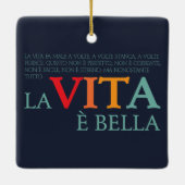 La vita è bella セラミックオーナメント (裏面)