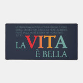 La vita è bella デスクマット (正面)