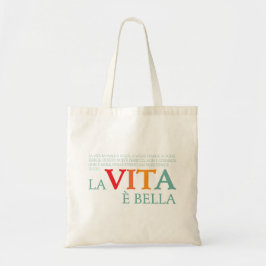 La vita è bella トートバッグ