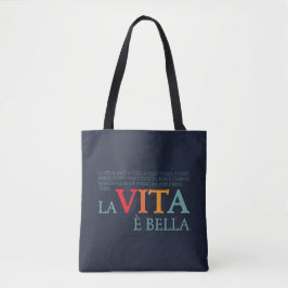 La vita è bella トートバッグ