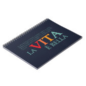 La vita è bella ノートブック (左側)