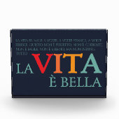 La vita è bella フォトブロック (正面)