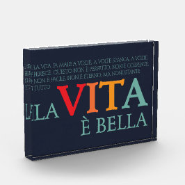 La vita è bella フォトブロック