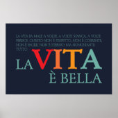 La vita è bella ポスター (正面)