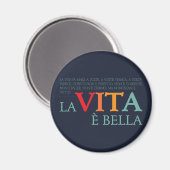 La vita è bella マグネット (正面/裏面)