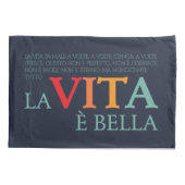 La vita è bella 枕カバー (裏面)