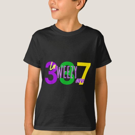 La Weezy Ana Louisiana Mardi Gras 337 New Orleans  Tシャツ (正面)