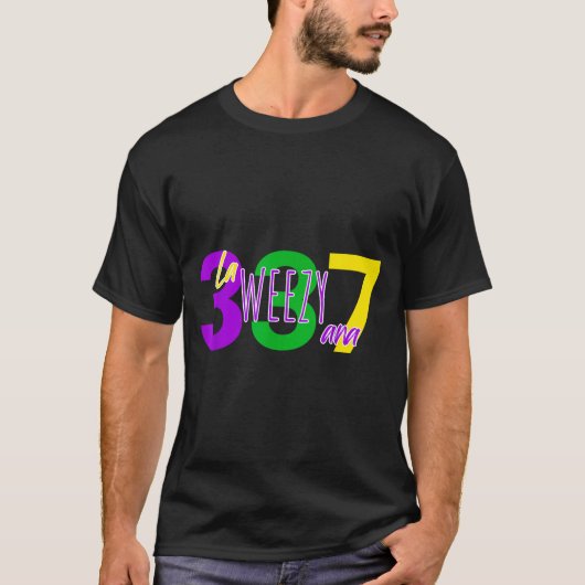 La Weezy Ana Louisiana Mardi Gras 337 New Orleans Tシャツ (正面)