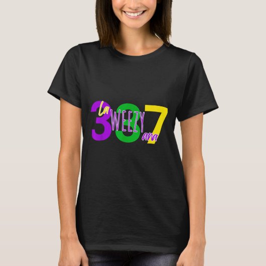 La Weezy Ana Louisiana Mardi Gras 337 New Orleans  Tシャツ (正面)