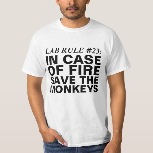 Lab 救 MonkeysのTシャツ Tシャツ (正面)