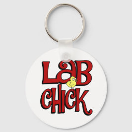 LAB CHICK - LABORATORY GIRL SLANG / UMOR キーホルダー
