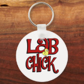 LAB CHICK - LABORATORY GIRL SLANG / UMOR キーホルダー (正面)