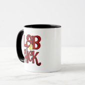 LAB CHICK - LABORATORY GIRL SLANG / UMOR マグカップ (正面左)