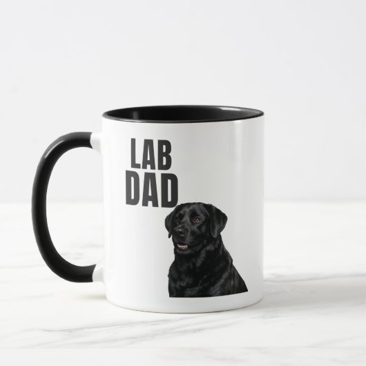 Lab Dad Black Labrador Coffee マグカップ (左)