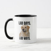 Lab Days Lab Ways – Yellow Labrador Coffee マグカップ (左)