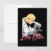 Lab Diva Chemist Laboratory Techniesy シーズンポストカード (正面/裏面)