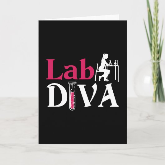 Lab Diva Lab Tech Chemist Laboratory Technician カード (正面)