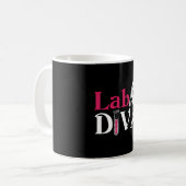 Lab Diva Lab Tech Chemist Laboratory Technician コーヒーマグカップ (正面左)
