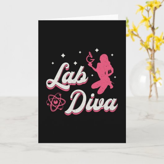 Lab Diva Laboratory Technient Science Lab Tech カード (黄色い花)