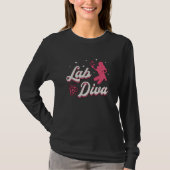 Lab Diva Laboratory Technient Science Lab Tech Tシャツ (正面)