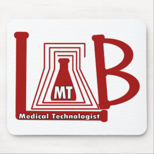 LAB FLASKロゴMT – 医療技術者 マウスパッド