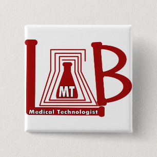 LAB FLASKロゴMT – 医療技術者 缶バッジ