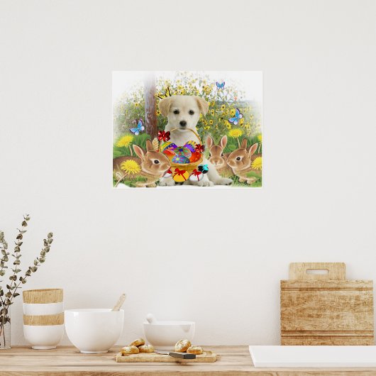 Lab & Friendsイースターエッグ狩り ポスター (キッチン)