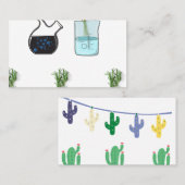Lab Glassware and Flowers 2022 名刺 (正面/裏面)