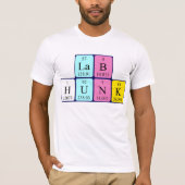 Lab Hunk期別テーブル名のシャツ Tシャツ (正面)