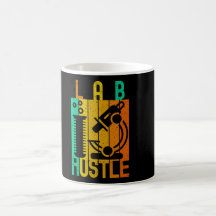 LAB HUSTLE - #LABLIFE コーヒーマグ