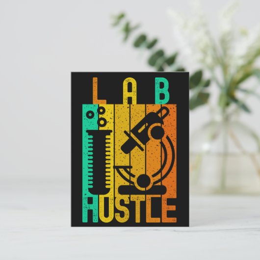 LAB HUSTLE - #LABLIFE ポストカード (スタンド正面)