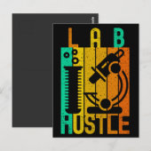 LAB HUSTLE - #LABLIFE ポストカード (正面/裏面)