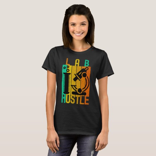 LAB HUSTLE - #LABLIFE Tシャツ (正面フル)