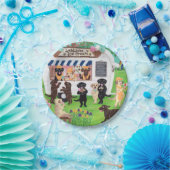 Lab Licksアイスクリームラブラドール ペーパープレート (パーティー)