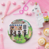 Lab Licksアイスクリームラブラドール ペーパープレート (パーティー)