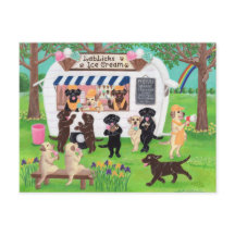 Lab Licksアイスクリームラブラドール