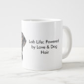 Lab Life Collection : Powered by Love & Dop Hair ジャンボコーヒーマグカップ (正面右)