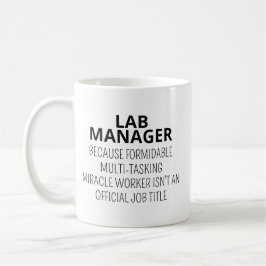 Lab Manager Mug, Lab Manager Gift, Funny Laborator コーヒーマグカップ