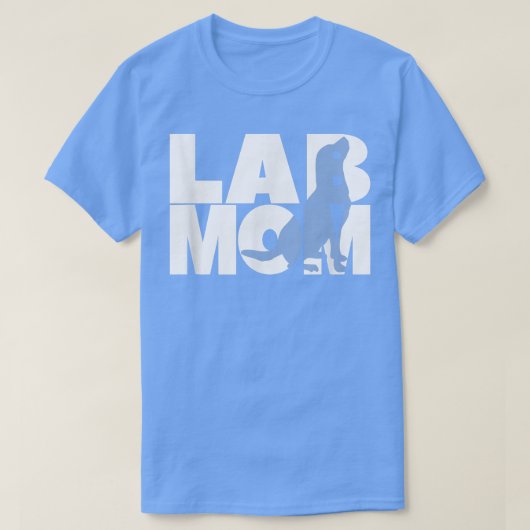 Lab Momラブラドールfor Dogowner for Women Tシャツ (デザイン正面)