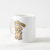Lab Mom Labrador Retriever Cute Puppy Coffee Mug L コーヒーマグカップ (正面左)
